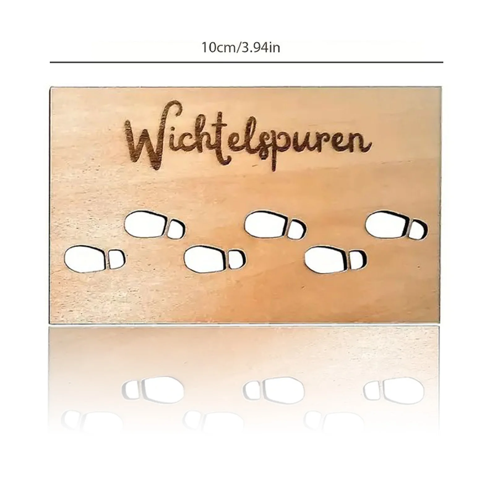 مجموعة قالب بصمة قزم عيد الميلاد، قالب قزم مقطوع خشبي، ديكور منزلي للحفلات، هدية مثالية لعيد الميلاد للأطفال