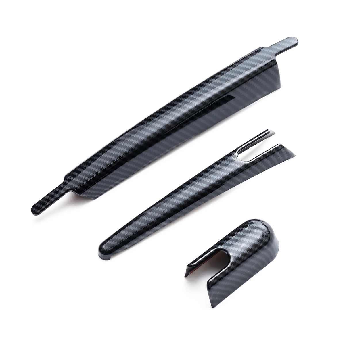 Rear Windscreen Wiper Cover Stylish For Mitsubishi Outlander 2022-2026 Accessories Carbon Fiber view 3