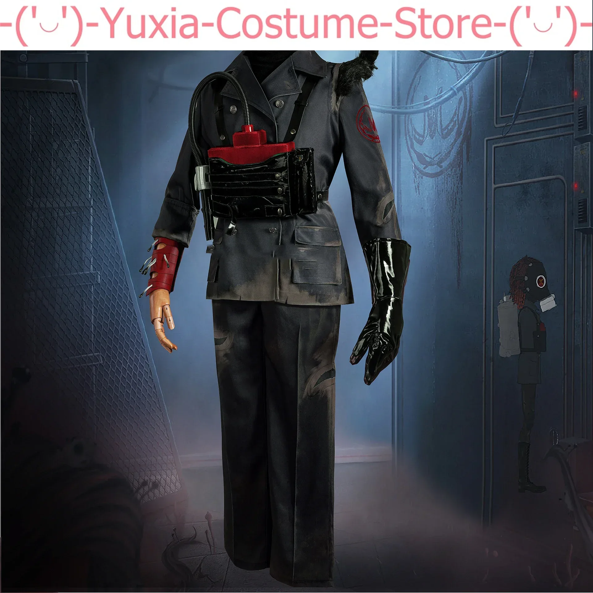 Identity V Luchino Diruse Emergency Fransportation Fashion Game Suit Cosplay Costume Halloween Party Role Play Outfit