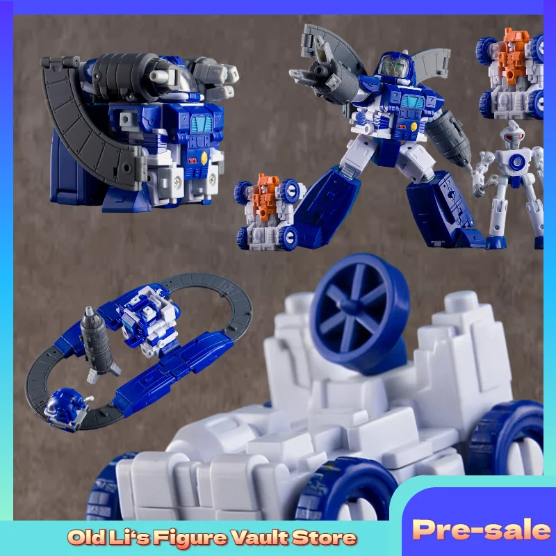 

New Product Pre-sale Doctor Wu DWE58B Blue Powerful King Kong Guards Mecha Mini Transformation Toy Collection Gift