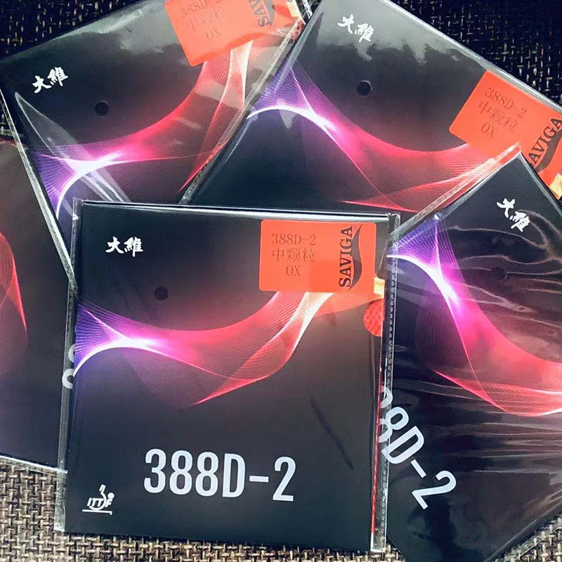 DAWEI 0,5 мм 388D-2 Длинные шипы Накладка для настольного тенниса Dawei 388D-2 Накладка для пинг-понга Профессиональная резина для пинг-понга