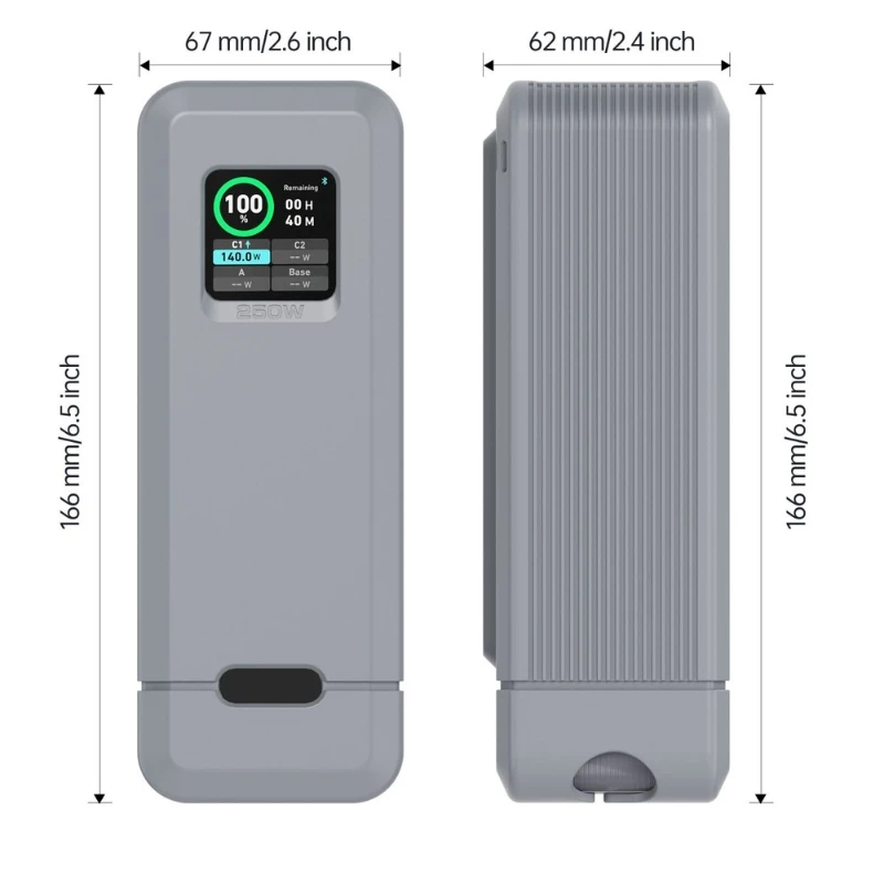 For Anker Prime 250W Portable Power Bank TF/SIM Card Storage