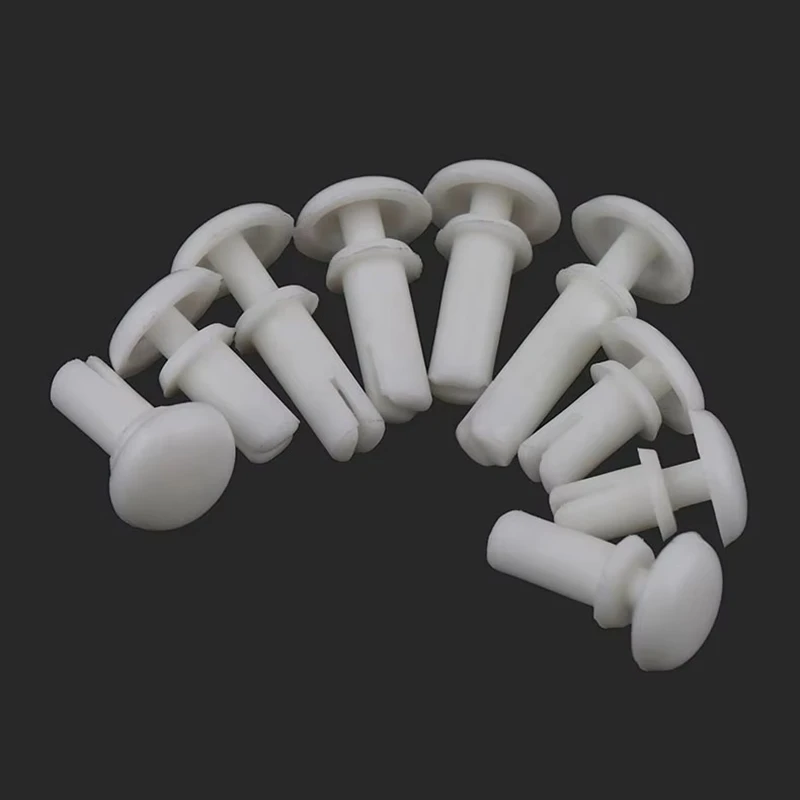 100pcs R3035 R3045 R3055 R3065 R3075 R3080 R3090 R3100 R3.0 Type Nylon Rivets for PC Board Pass Plastic Card Buckle Rivet Fasten