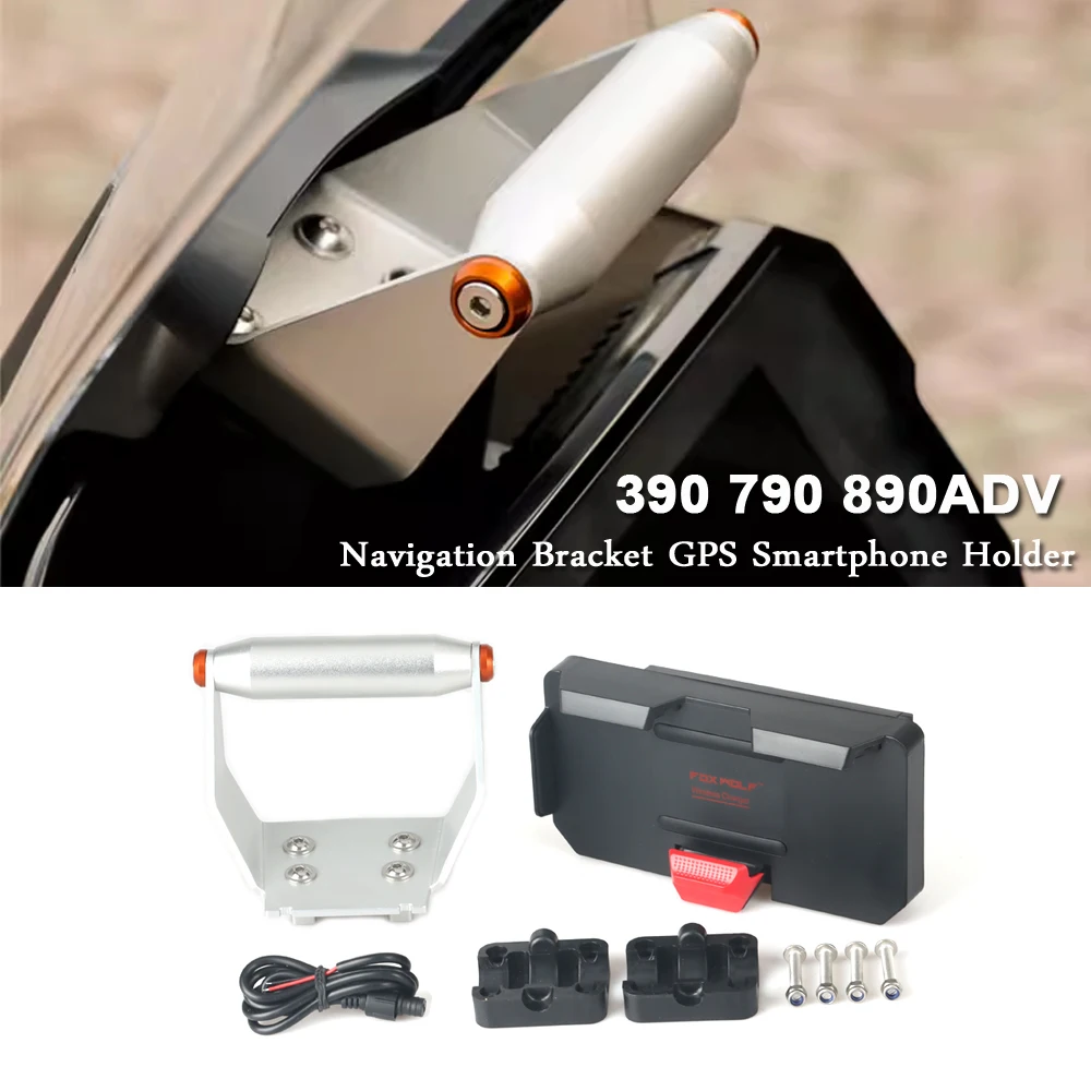 

390 790ADVENTURE R S Motorcycle Mobile Phone GPS Plate Navigation Bracket Holder FOR 390 790 890 ADVENTURE 2019 2020 2021