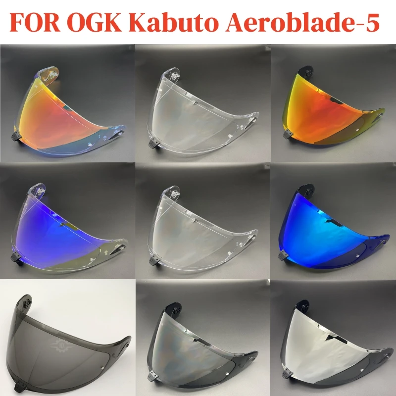 

Aeroblade-5 Motorcycle Helmet Visor For OGK Kabuto Aeroblade 5 6 Replace Lens Anti-UV Anti-Scratch Dustproof Windshield Visera