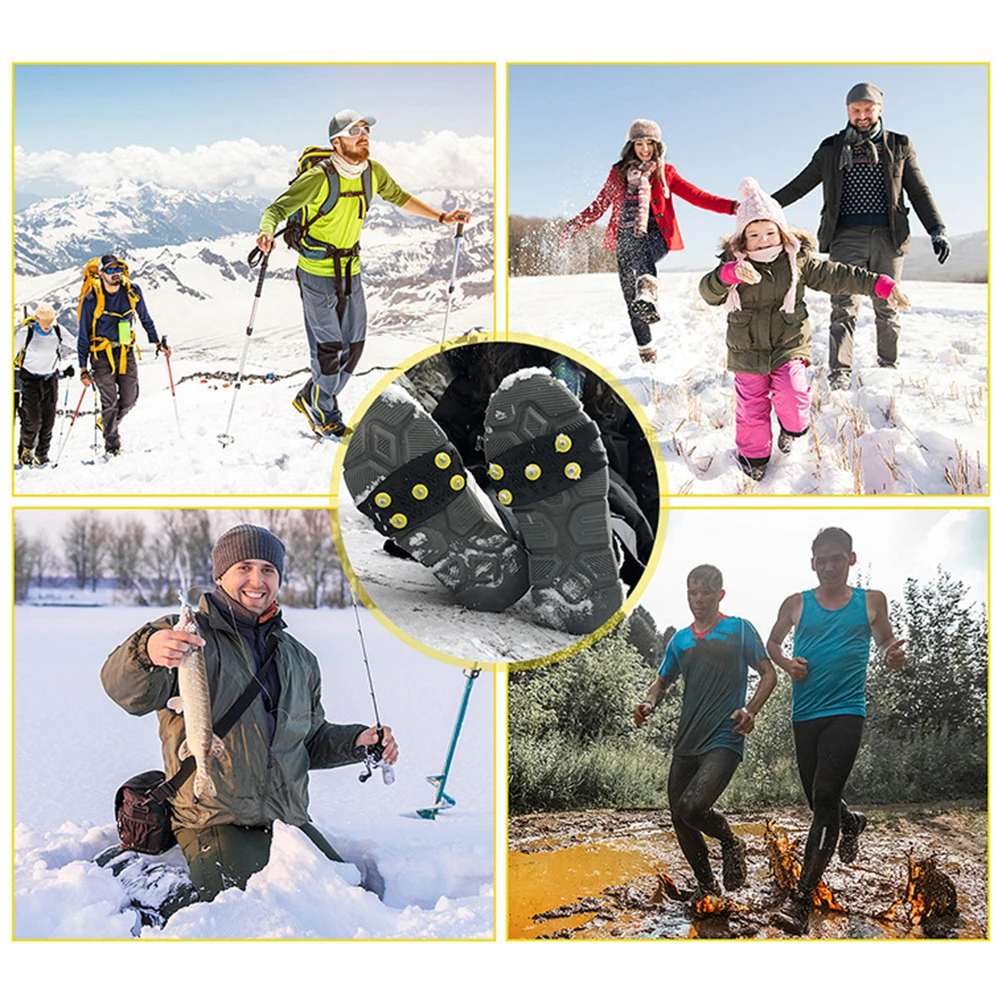 

2 set 2Set Outdoor Anti- Shoe Covers Protector for Winter Fishing Mountaineering Travel