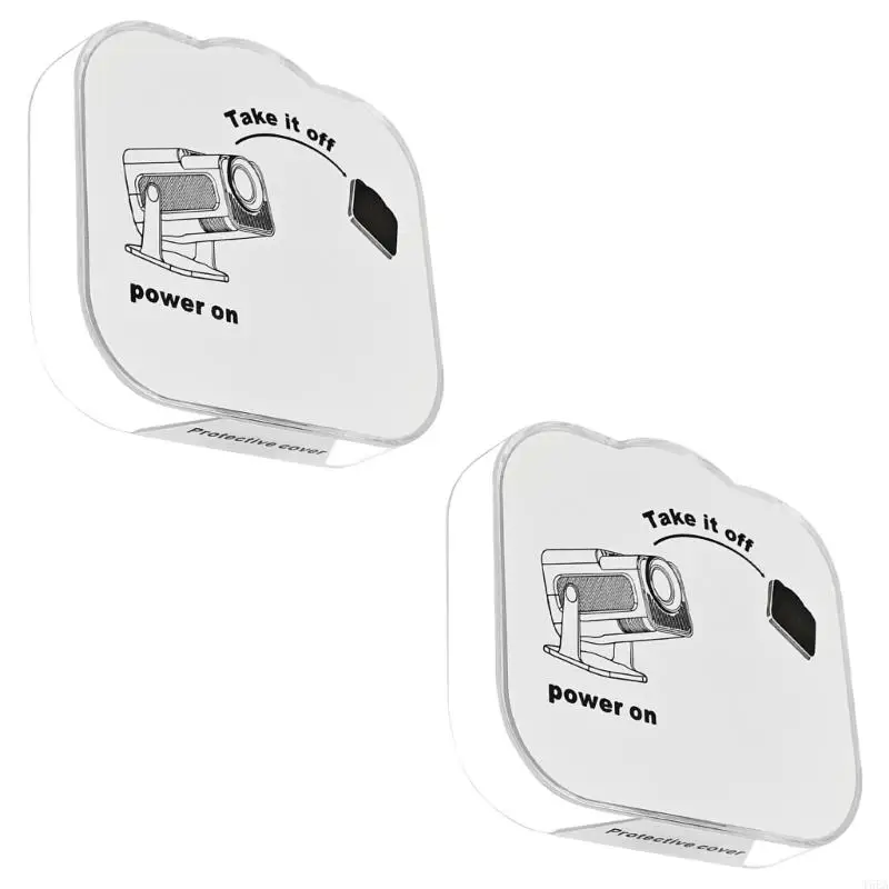 Hy320 미니 프로젝터 용 T5EA 플라스틱 렌즈 캡은 먼지 및 긁힘 렌즈 커버로부터 보호합니다.