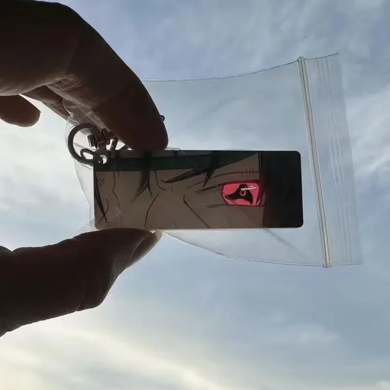 Original Naruto kreative Persönlichkeit leuchtende Augen Acryl Schlüsselanhänger Mode Tasche Dekoration Anhänger beliebte Check-in Requisiten