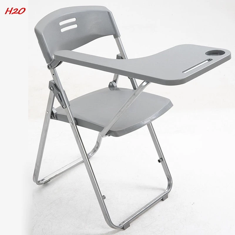 H2O Training Chair Meeting Learning Writing Chair Integrated Training Chair With Writing Board Folding Training Chair Hot New