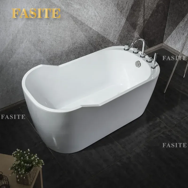 Freestanding Bathtub Seamless Docking Faucet Light Luxury