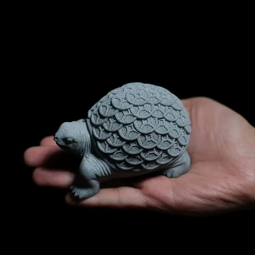 Lucky Golden Turtle Silicone Mold DIY Tea Pet Cement Ornament Aroma Gypsum Resin Candle Clay Soap Mold Fish Tank Decoration