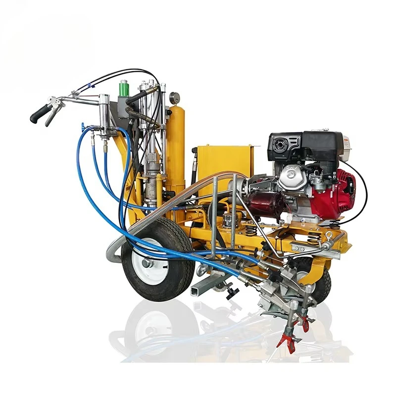 Small Rechargeable Cold Spray Road Line Marking Machine Hand Push Hot Melting Road Painting Line Marking Machine