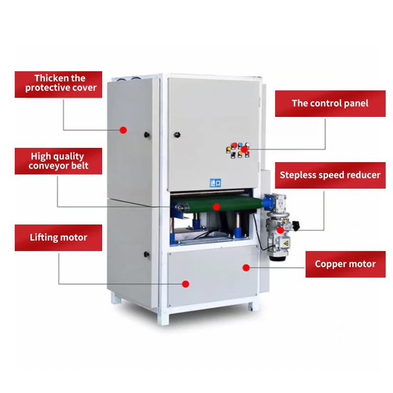 Small Thin Parts Steel Plate Lapping Deburring Polishing Machine with Flat Sheet Plastic Motor As Core Component