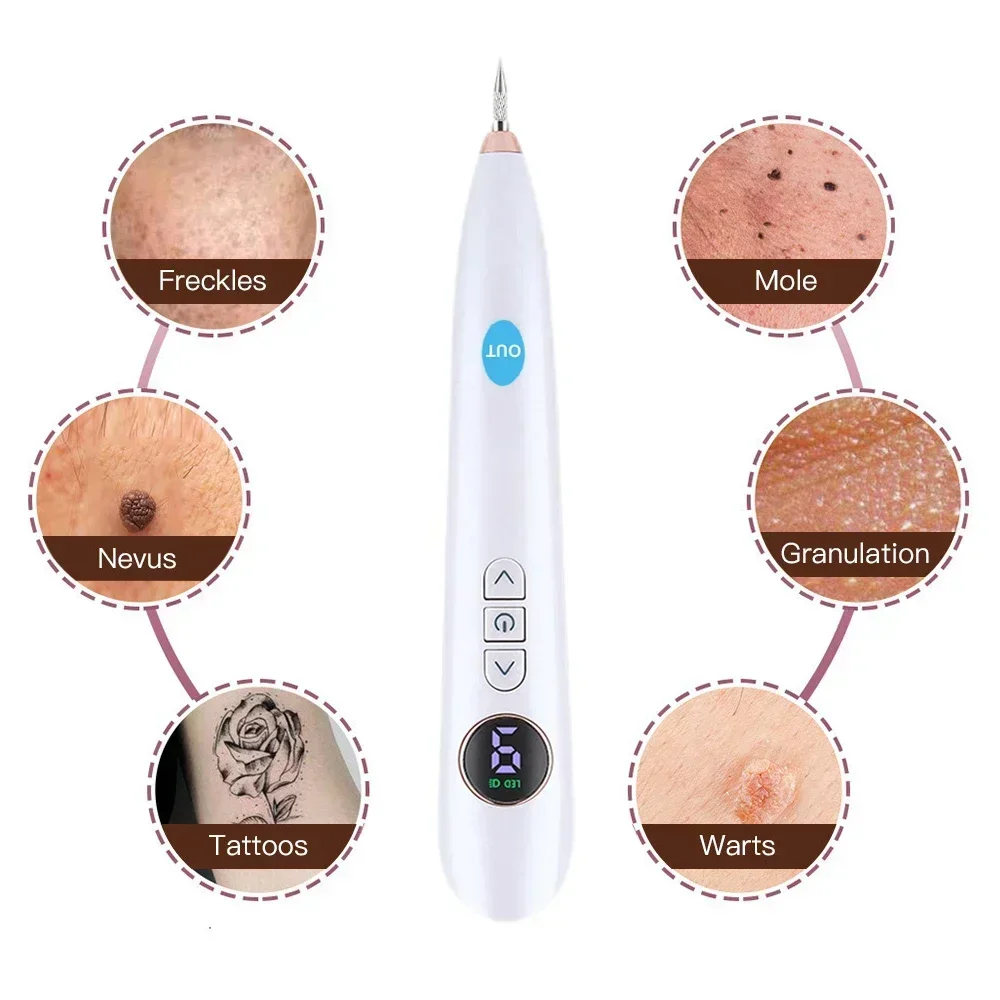 Laser Plasma Pen Mole Remover Beauty Equipment 9-speed Adjustable Tattoo Removal Face Skin Freckle Pen Body Spot Remove Machine