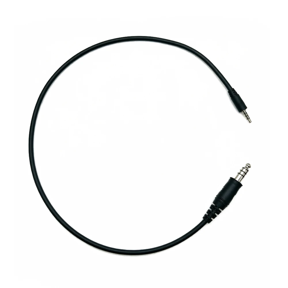 U174 Cable for U94 PCI PTT Adapter Militar Hunting Tactical Headset Walkie Talkie Motorola Kenwood BAOFENG Radio 3.5mm/7.1mm