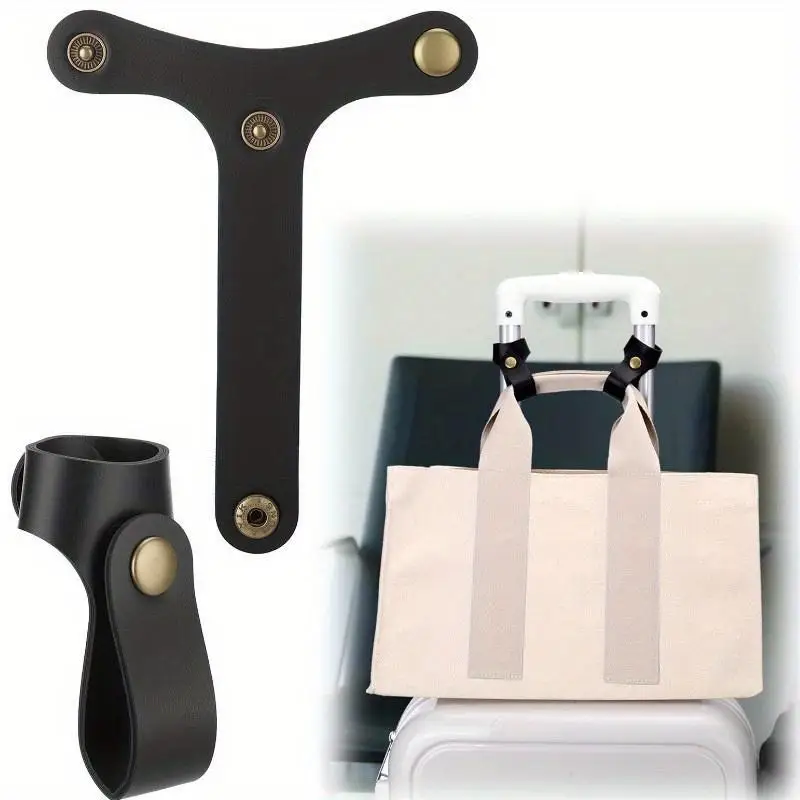 

T-Shaped Luggage Straps Anti-Drop Suitcase Bag Fasteners With Snap Buttons Anti-Loss Creative Travel Accessories