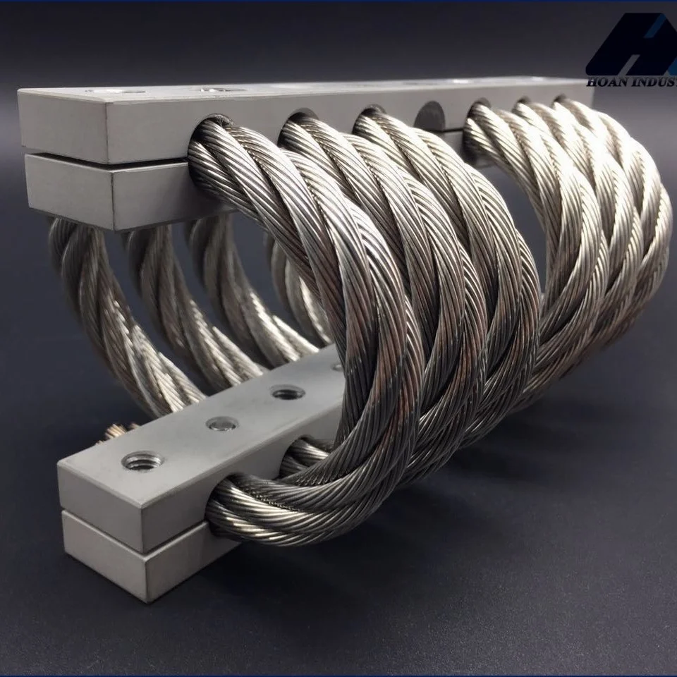Parti meccaniche Isolamento delle vibrazioni degli urti Trasporto terrestre Utilizzato JGX-0956D-75A Isolatore di fune metallica in acciaio inossidabile