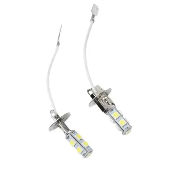 霧燈/日行燈,9顆5050 LED晶片,適用於H3 LED燈泡,6V,也適用於H3 LED手電筒,12V直流,6000K白光,1.76W 8 最佳銷售 6V H3 LED - №8