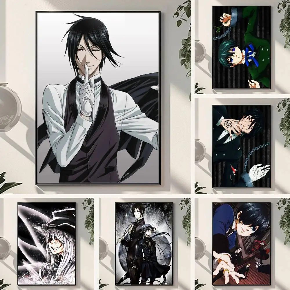 Аниме B-Black Butler-MT крутой мультяшный постер художественная наклейка высокой четкости самоклеящаяся водостойкая украшение для дома D