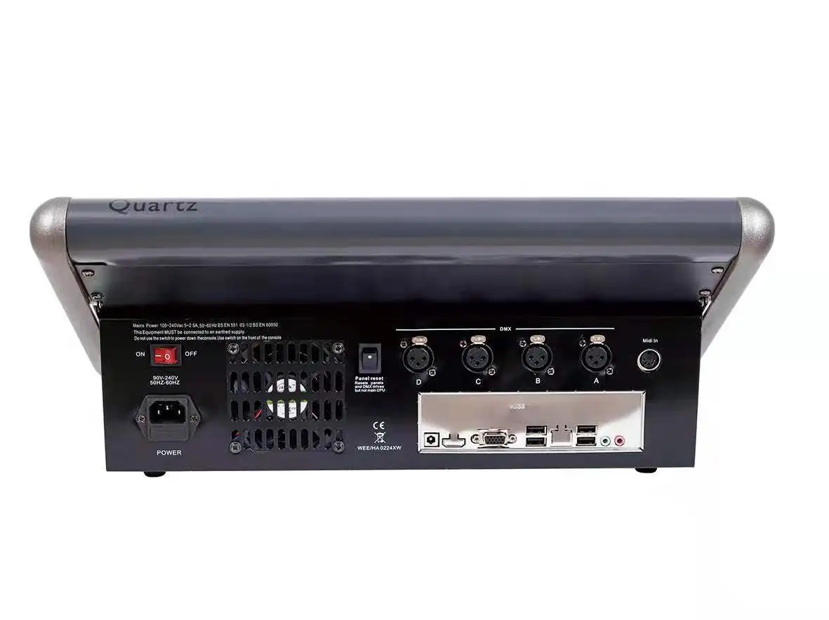 Quartz DMX Light controller Stage Equipment Moving Head Lighting Console Controller Lighting and Circuitry Design