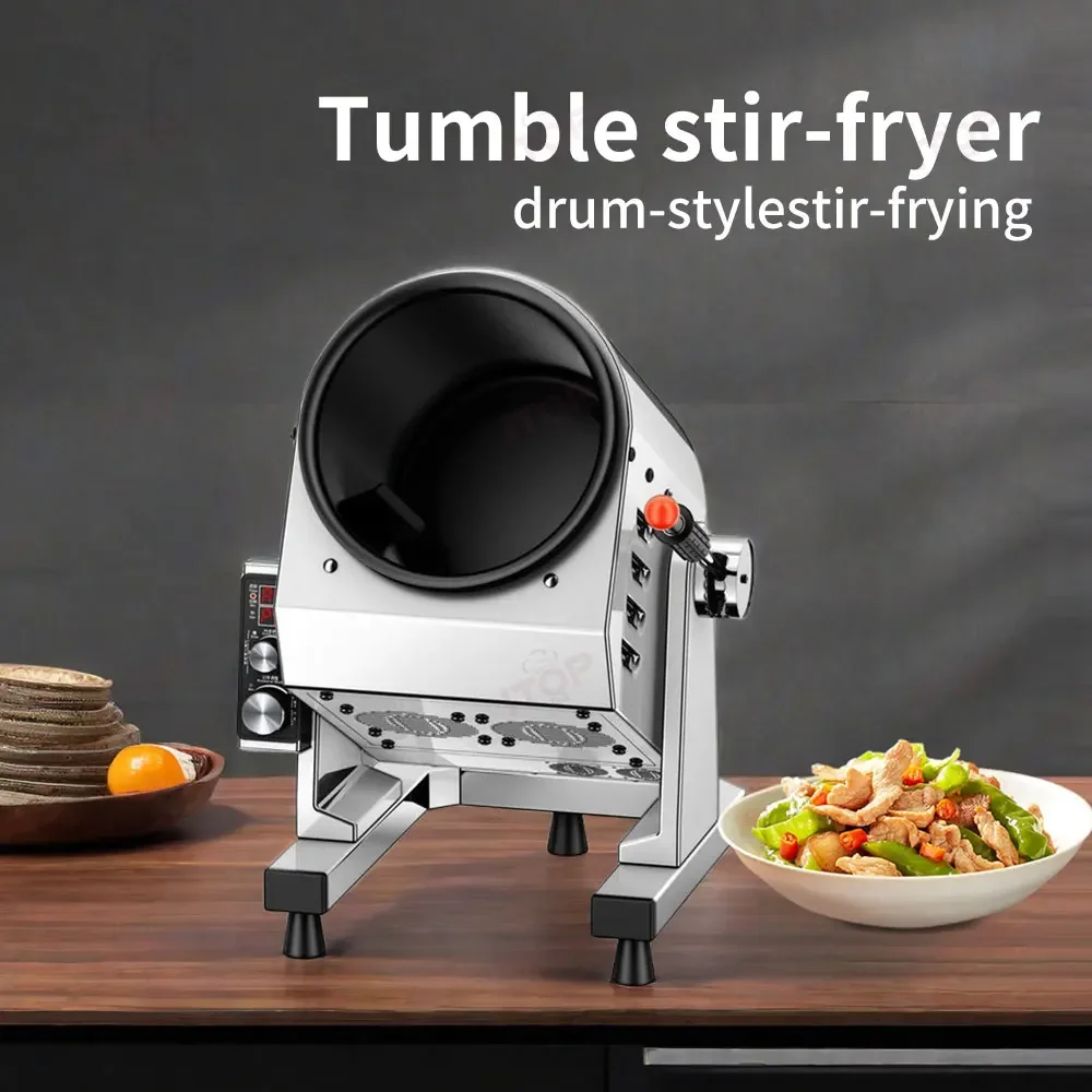 Restaurant Automatic Electric Fried Rice Wok Intelligent Stir Fry Cooking Robot Commercial Cooking Machine