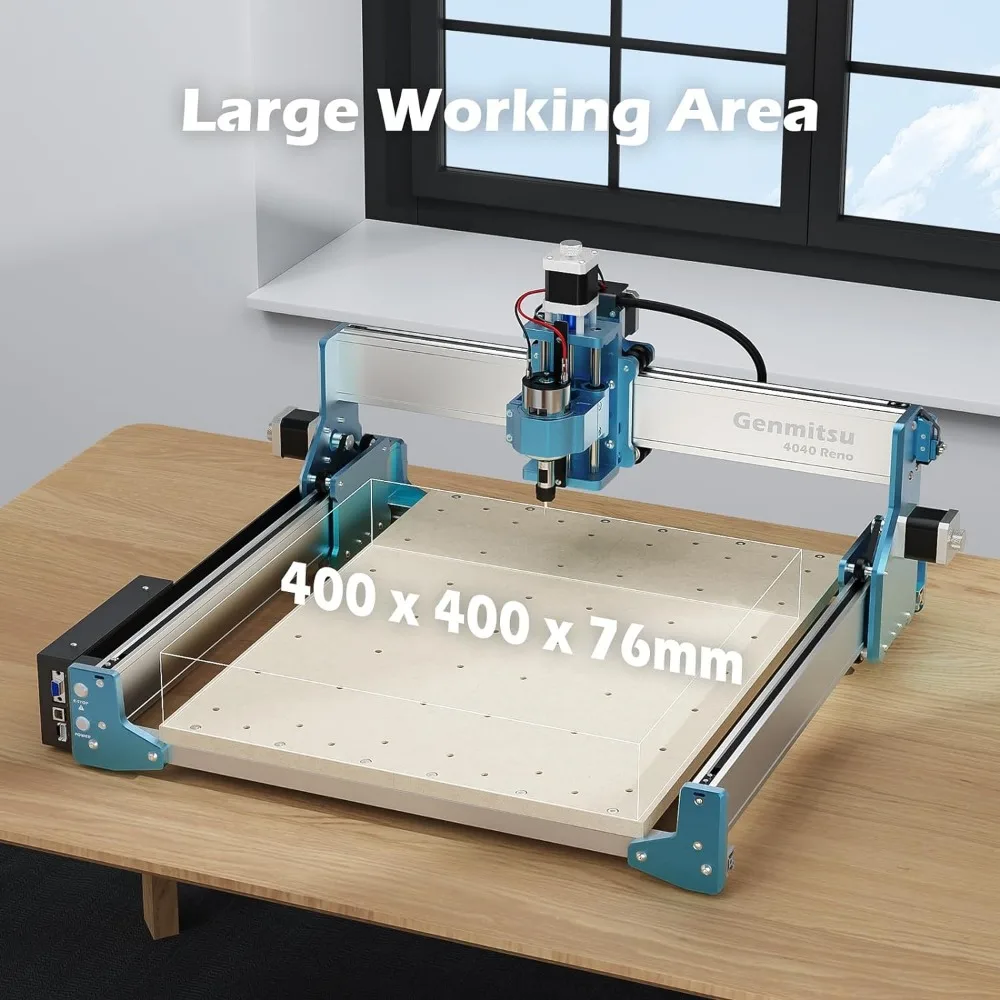 Fraiseuse CNC Reno 4040 pour le travail du calcul, la coupe de l'acrylique, le mouvement chirurgical, le bois, le coupeur de voiture, le graveur de métal