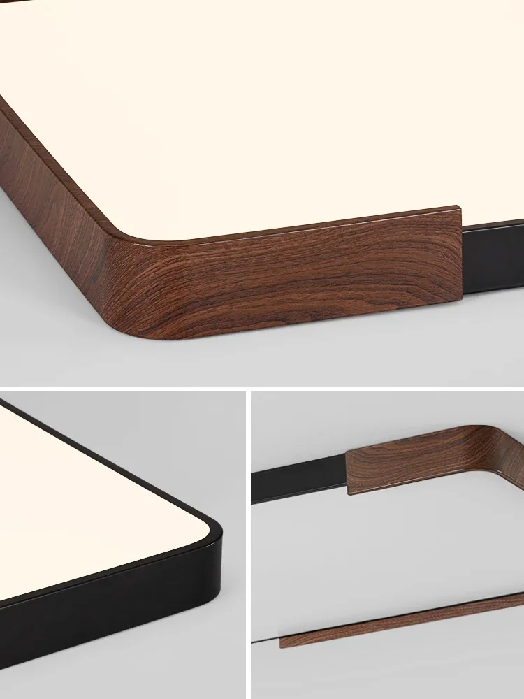 Italian minimalist walnut pattern living room ceiling light wabi sandy wind full spectrum eye protection living room main