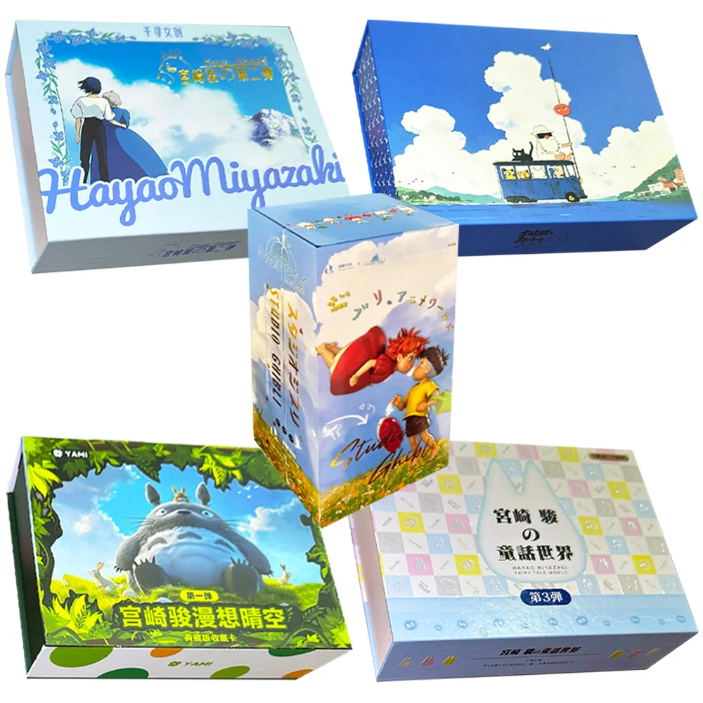 Wholesale Hayao Miyazaki Greeting Card Fairy Tales Classic Childhood Memories Cherished Children's Toy Birthday Gif