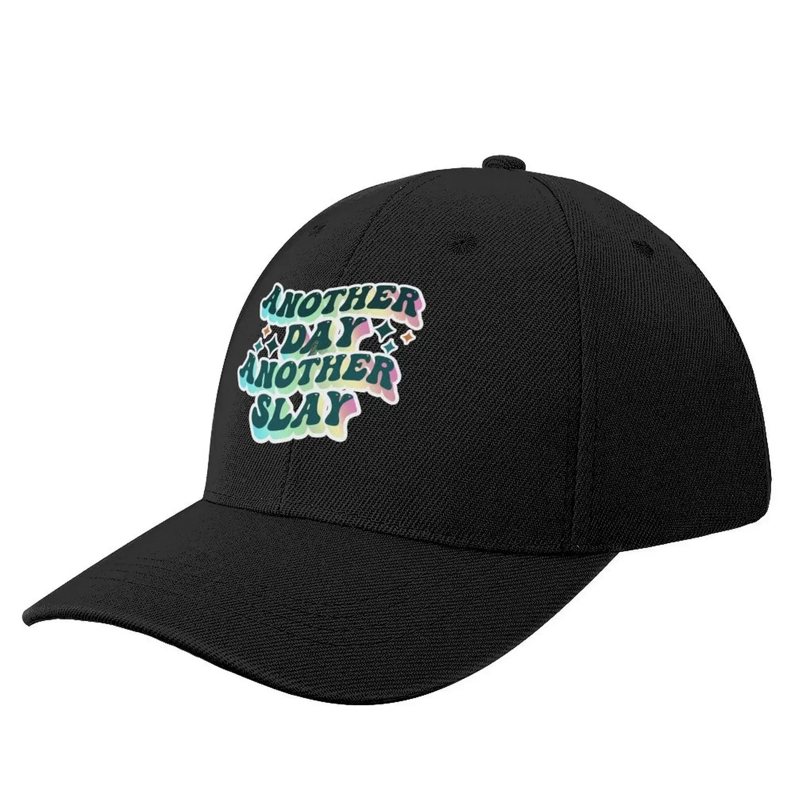

another day another slay quote pastel colors Baseball Cap Visor Horse Hat Hat Man For The Sun Women's Beach Outlet Men's