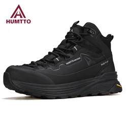 HUMTTO Winterschuhe für Herren, atmungsaktiv, Trekkingstiefel, Outdoor, Camping, Wandern, Herren-Sportschuhe, rutschfeste Sicherheits-Turnschuhe, Herren