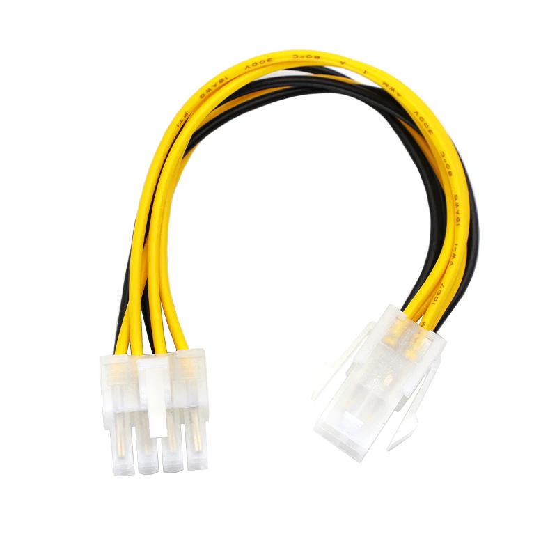 

1/2/5pcs ATX Cable 4 Pin Male to 8 Pin Female CPU Power Supply Adapter Converter PC Motherboard Power Extension Cable 18AWG