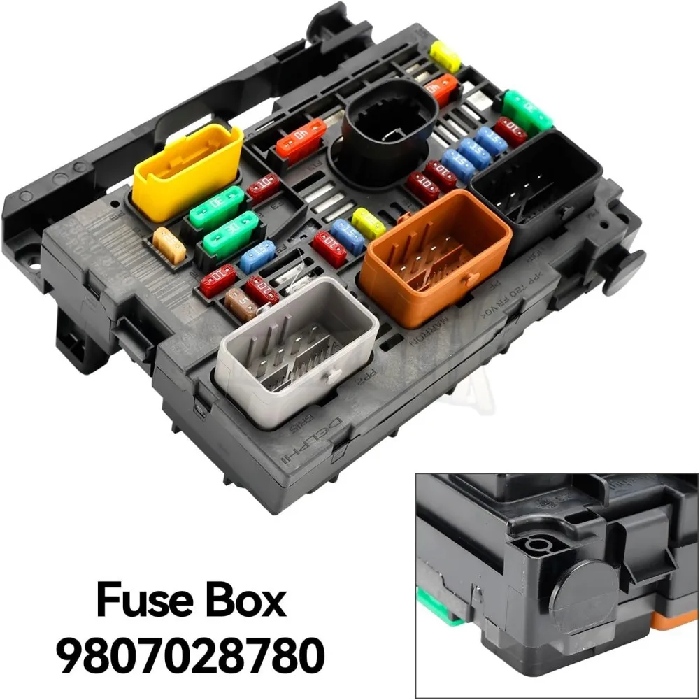 Brand New Fuse Box Assembly For Peugeot Partner 308 cc 408 607 Expert Citroen C4 Berlingo Jumy 2007 - 2019 9807028780 BSM R04 - view 3