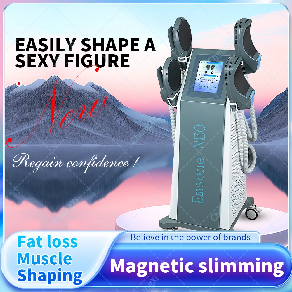 

2025 Новый EMS Body Sculpting Emsone NEO RF Device Электромагнитная терапия Машина для сжигания жира для наращивания мышц