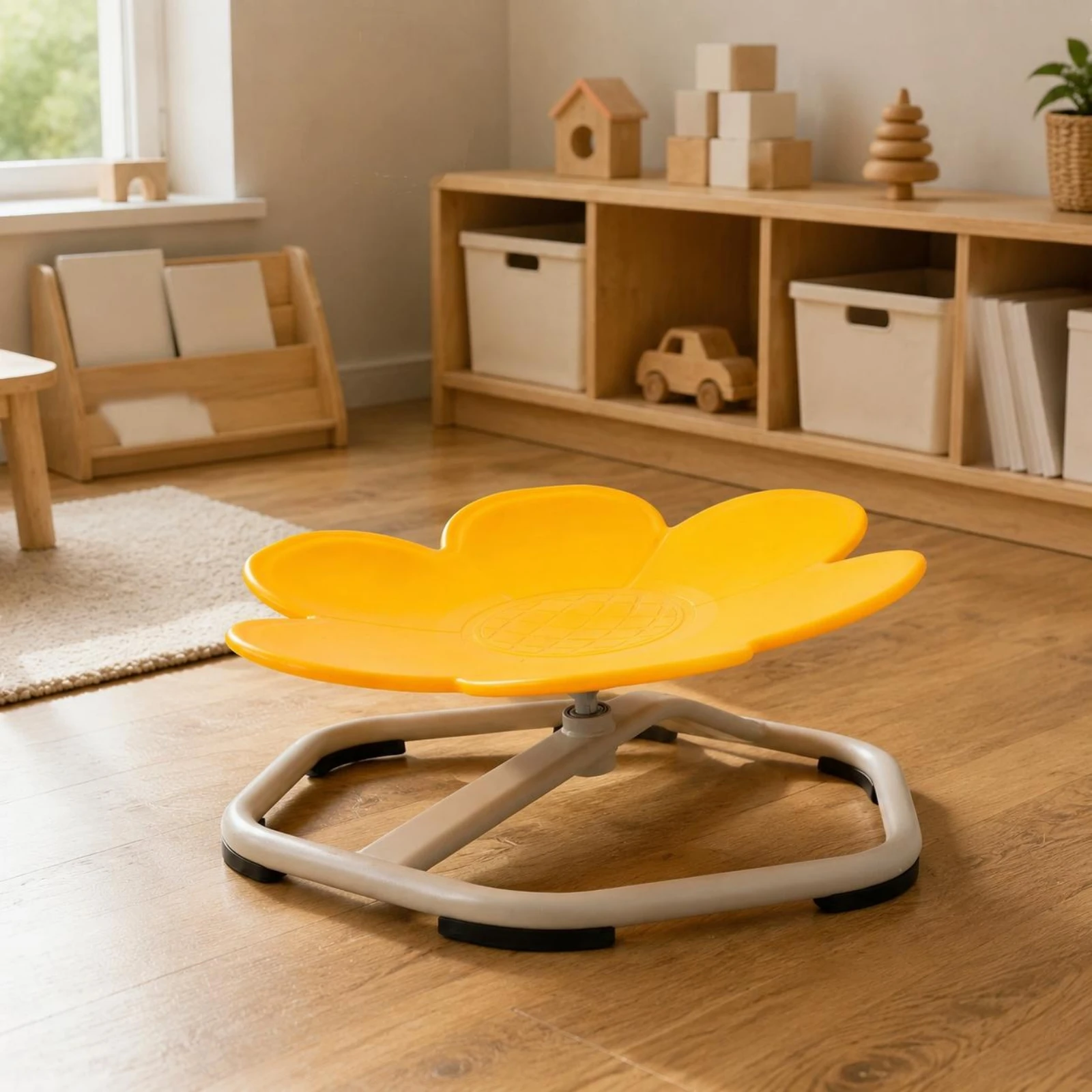 chaise-d'equilibre-flower-360-°-siege-rotatif-en-forme-de-fleur-chaise-sensorielle-pivotante-base-stable-tabouret-d'equilibre-pivotant-pour-enfants