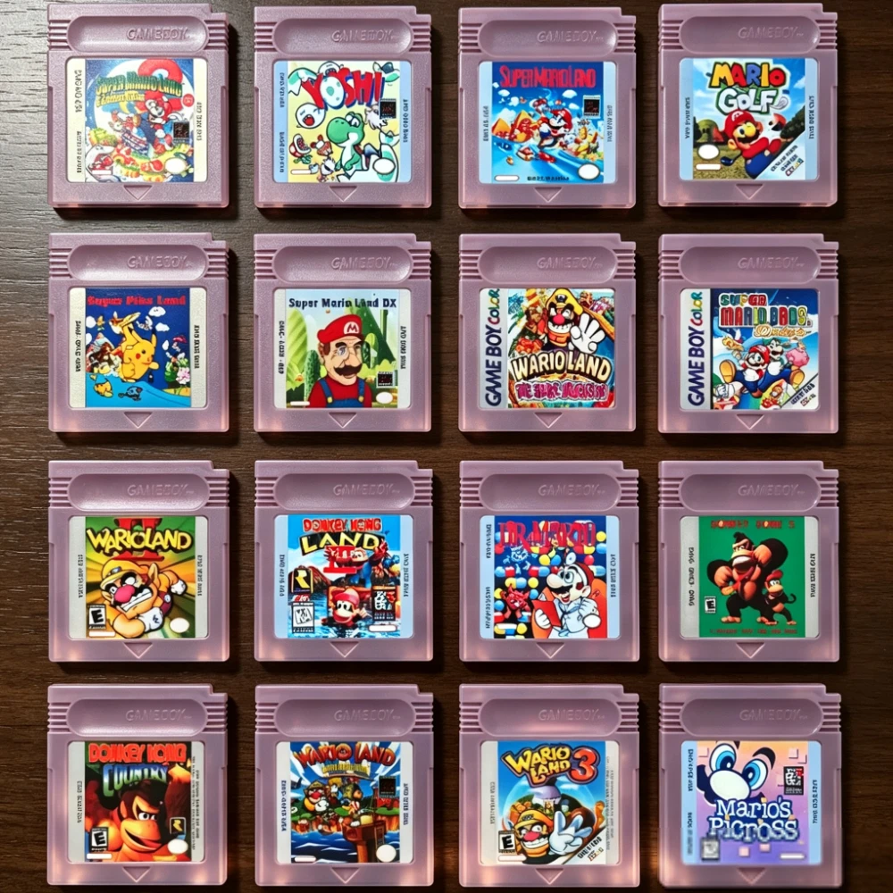 Gaming Console Mario - Cartouche de jeu vintage, série classique