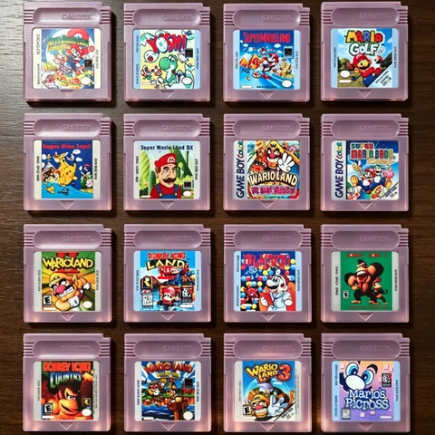 Vintage Game Cartridge Classic Wario Donkey Kong Yoshi Series GB GBC…