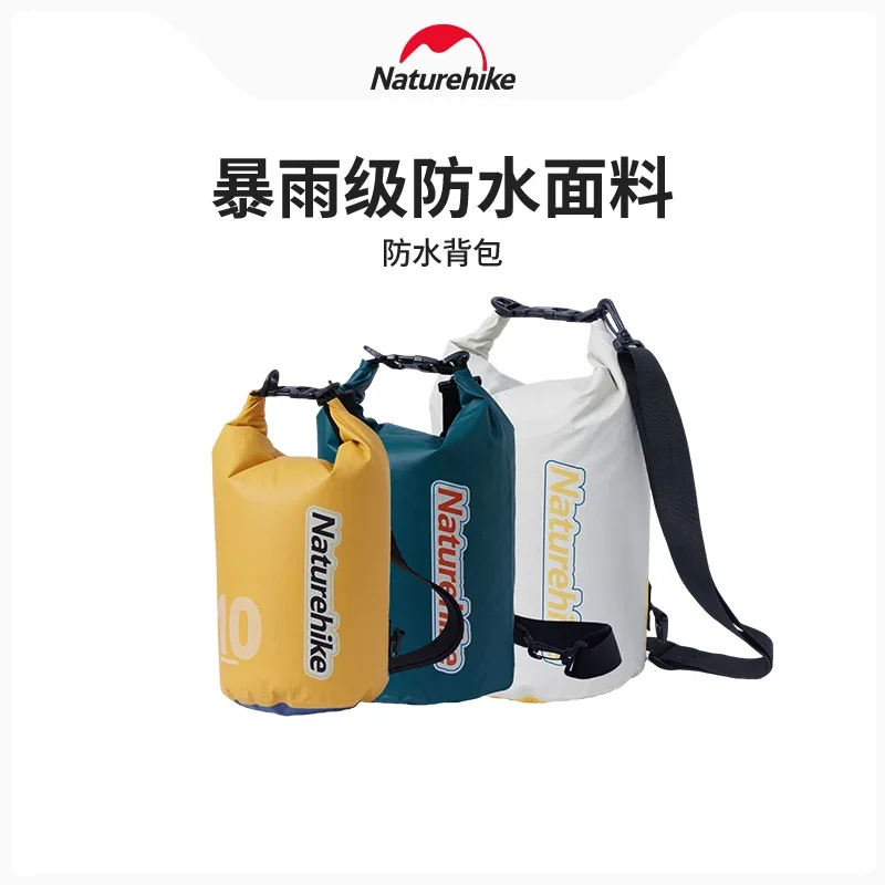 Naturehike Drifting Waterproof Bag Dry Wet Separation Backpack Outdoor Snorkeling Swim Bag Upstream Waterproof Rucksack