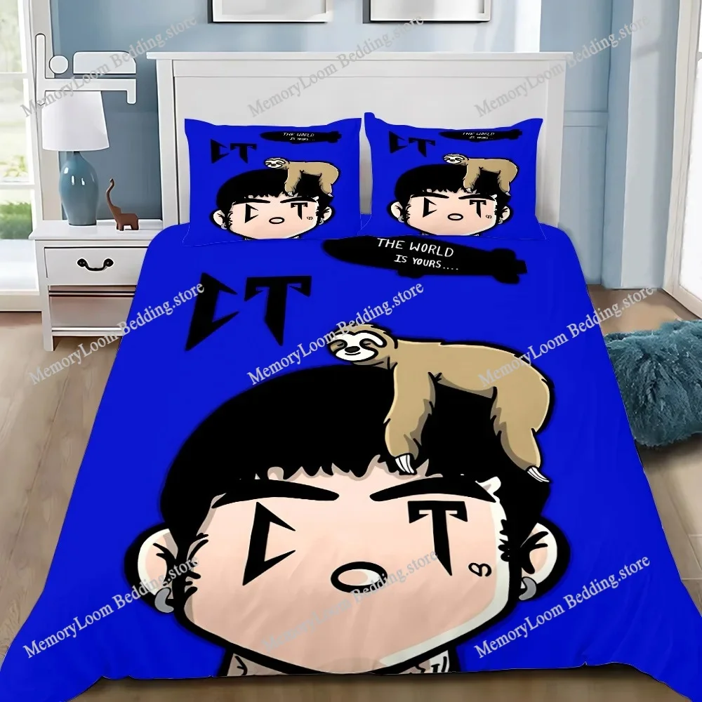 

Duvet Cover Pillowcase Bedding Set Rapper Natanaels Cano Adult BoyGirl Bedroom Decoration Children Gift Single Double Large Size