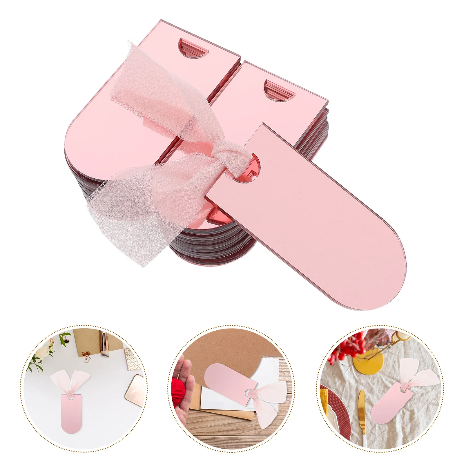 Seat Tag Acrylic Chair Reserved Signs Chairs Business Card Tags Dinner Party Place Cards Polyester