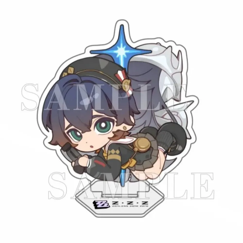 Game Zenless Zone Zero‌ Anime Acrylic Standee Figure Nicole Demara Ellen Joe Model Display Signboard Fans Collection Keychain