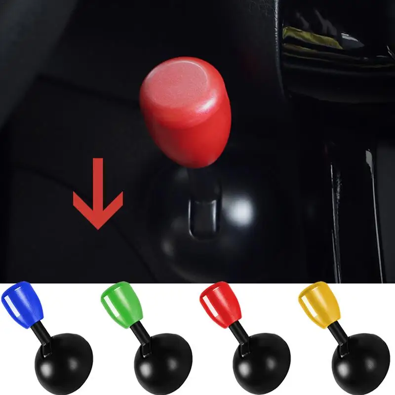 Car Start Button Lever Auto Push Engine Start Rocker Button Bright Color Decorative Remodeling Accessories For Trucks Sedans RVs