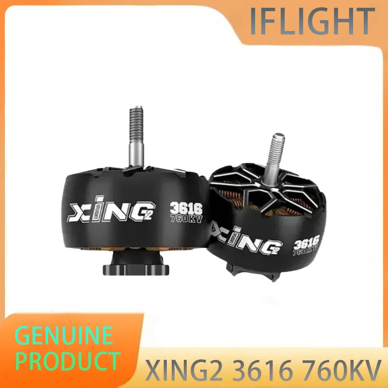 

iFlight XING2 3616 760KV Cinelifter Brushless Motor 5mm Shaft for RC FPV Racing Drone Parts
