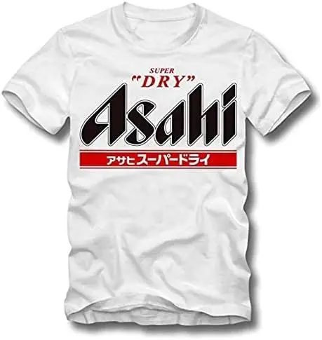 Asahi Super Dry T Shirt Beer for All Seasons Label Men\'s Cotton Tops Funny Design