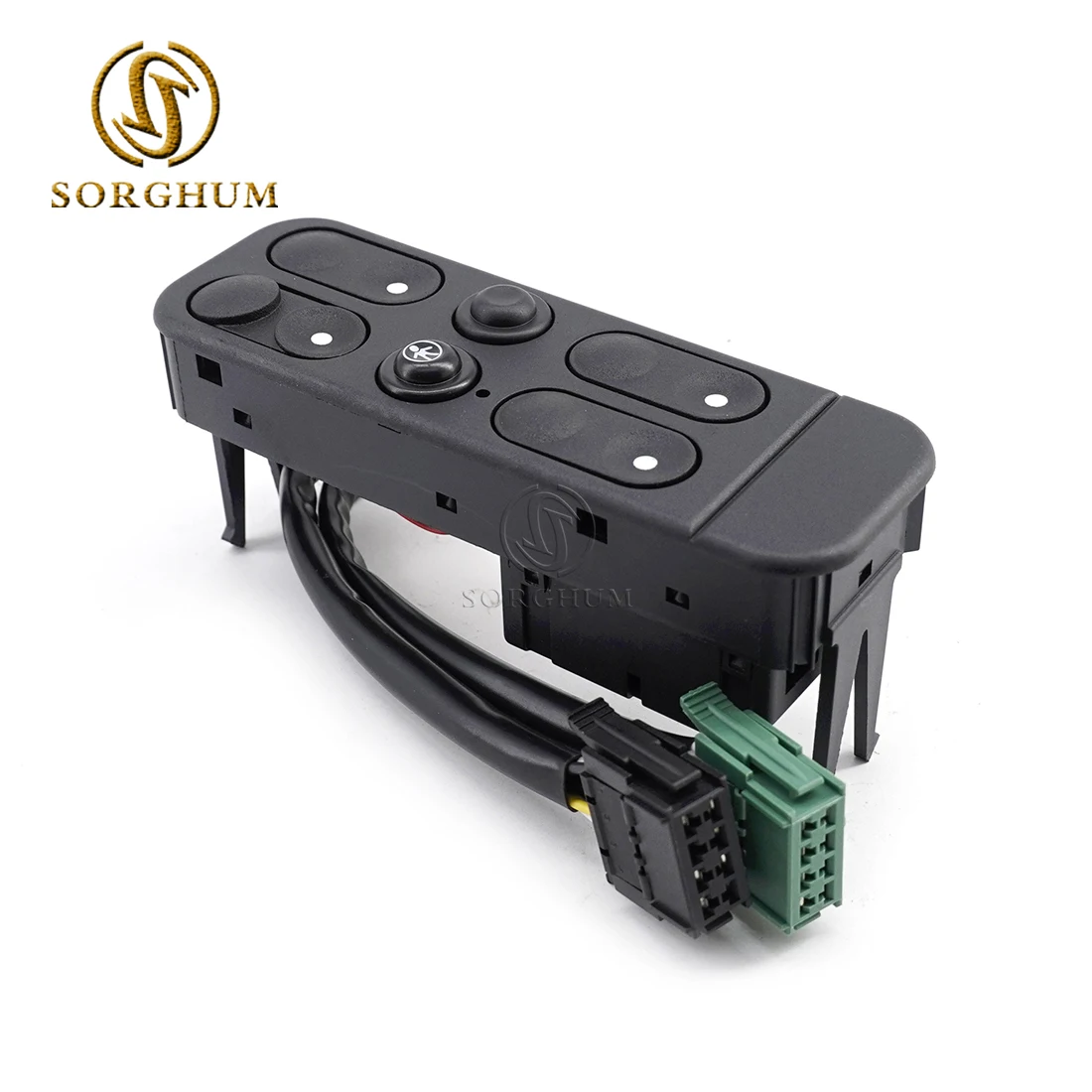 SORGHUM-interruptor maestro de energía eléctrica para ventana, botón regulador de Control de elevalunas para Opel Vectra A 1988-1995, 90312109,