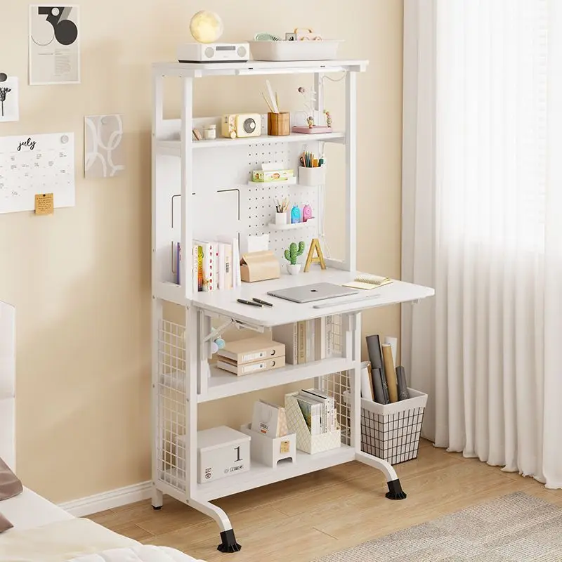 

Hole board computer Bedroom study Small apartment folding Multifunctional bookcase