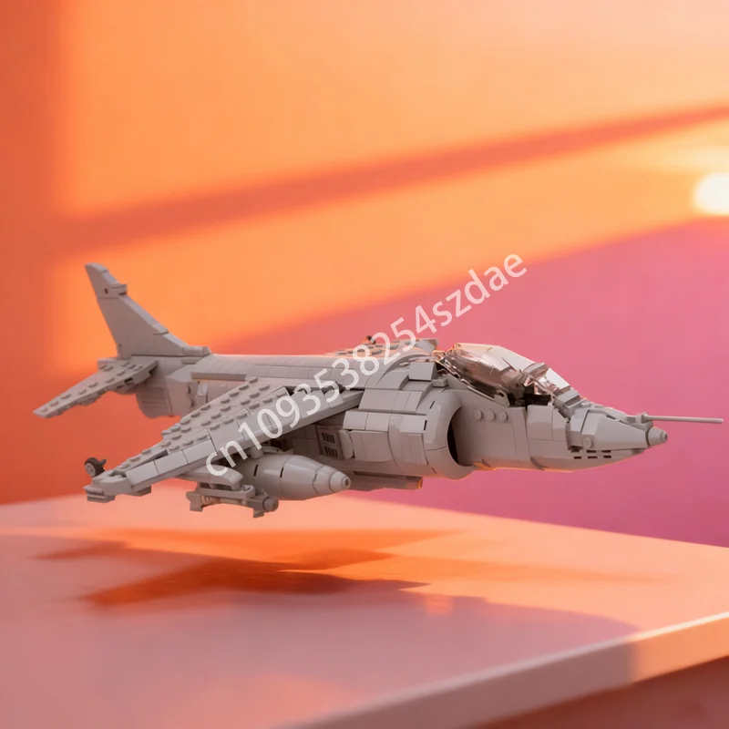 

1001 шт. MOC Sea Harrier Creator Experted модель строительные блоки архитектура сборка рождественские подарки образование детская игрушка на день рождения