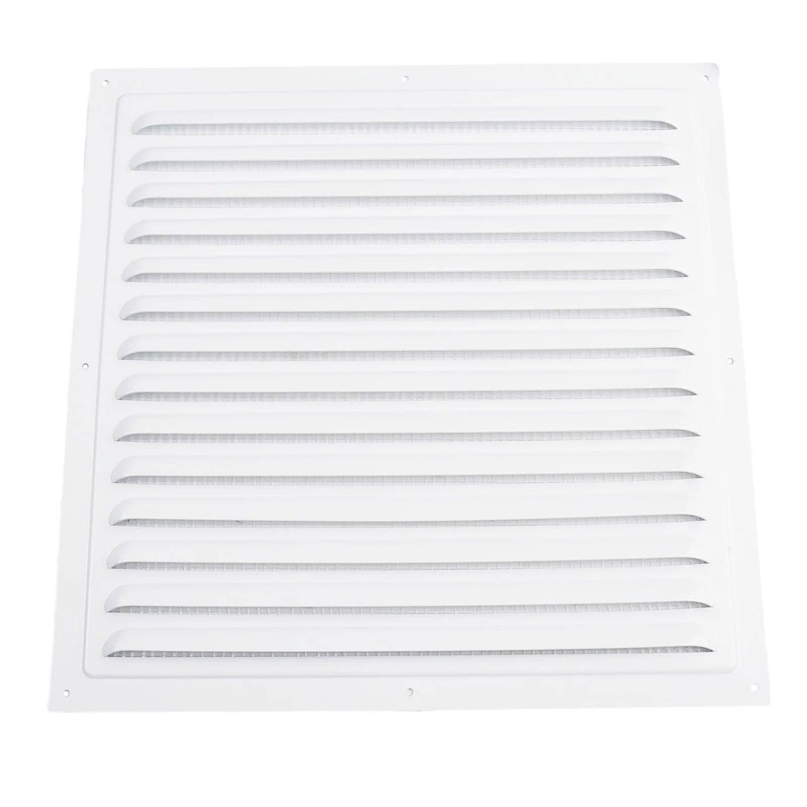 Yinhing 3-Flap White Air Vent Cover – Wall Duct Ventilation Grill With Net, For Ceiling & Sidewall (20 X 20 Cm)