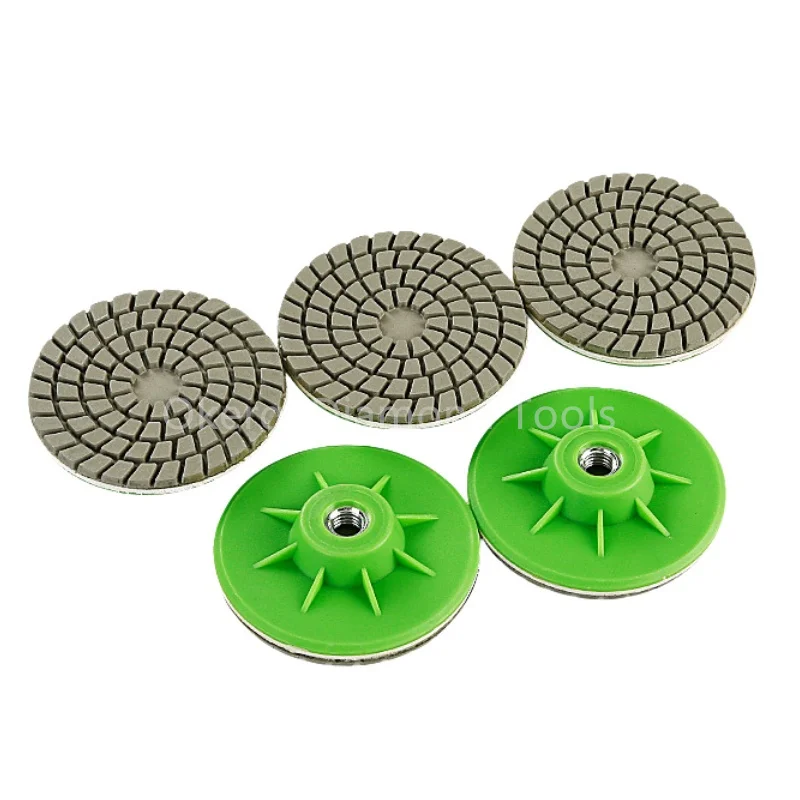 

3" 80mm Ceramic Tile Trimming Polishing Disc M10 Angle Grinder Dry Polishing Marble Porcelain Granite Chamfering Edge Grinding