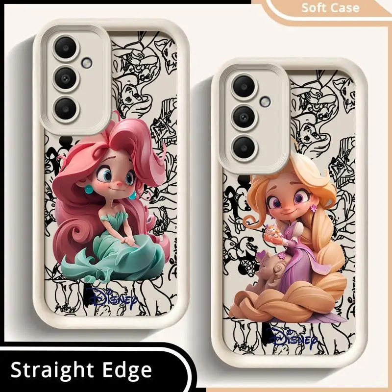 phone cases for Samsung Galaxy A55 A34 A25 A12 A35 A23 A24 A14 A54 A13 Angel Eye Ladder funda Cover Disney Super Cute Princess image 2