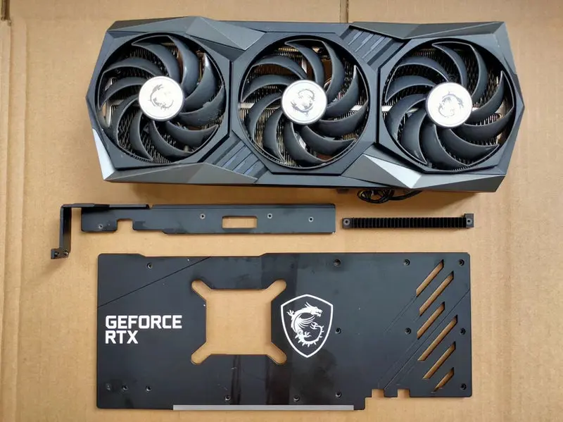 

Original Radiator Cooler for MSI RTX3070 RTX3070ti Gaming X/Z Trio Graphics Video Card with Backplate
